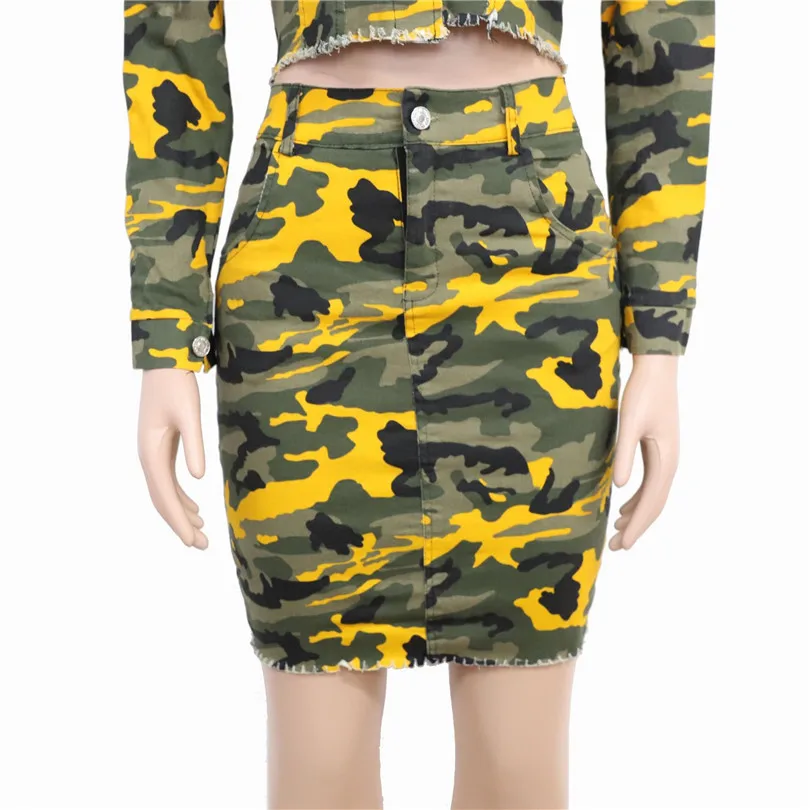 Женский комплект 2 шт. африканская юбка и кардиган летний осенний стиль