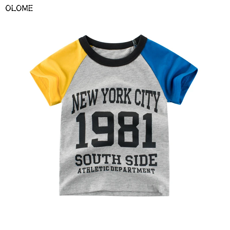 

Sport Style Summer Hot Sale Children's t-shirts 1981 New York City Baby Girls and Boys Short Sleeves Tees Unisex Toddler Tops