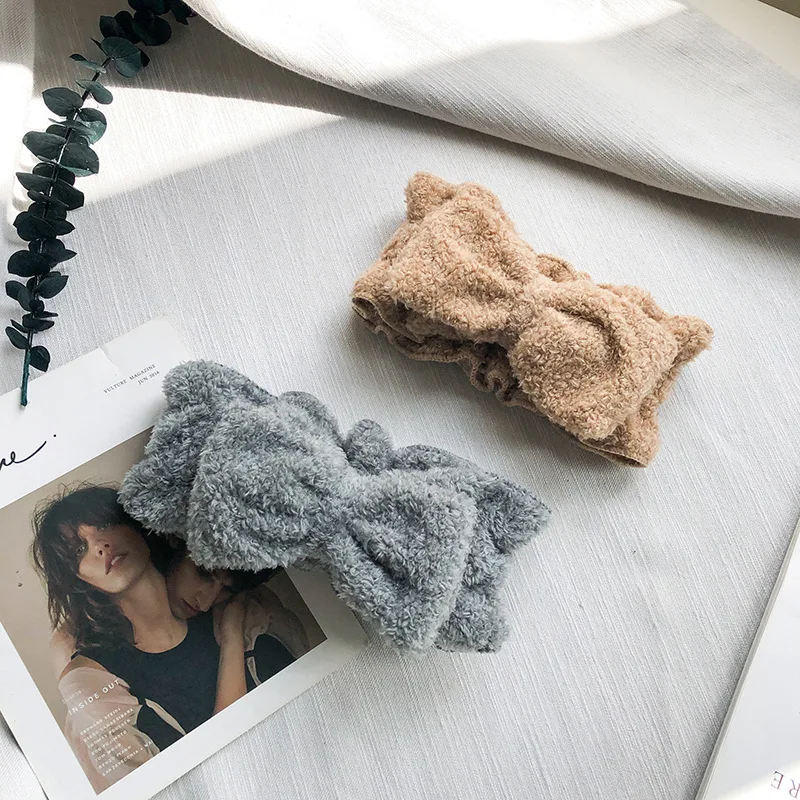 Новые модные женские милые большие уши с бантиком удобный держатель для волос