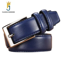 fajarina real genuine leather belt good brand design mens man casual styles waistband belts for men jeans 3 3cm width n17fj828