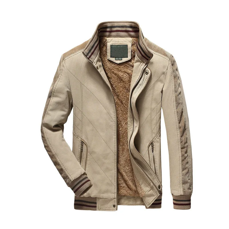 Новинка высокое качество мужская мода повседневная куртка с воротником-стойкой