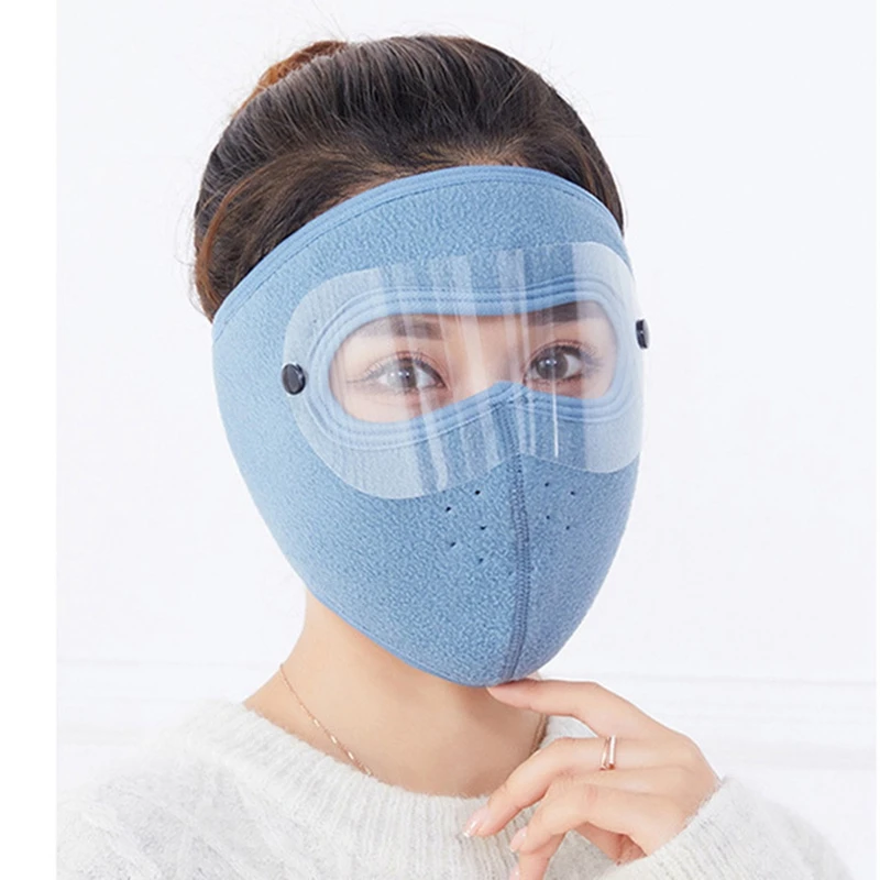 Мотоциклетная маска для лица уличная зимняя теплая Пылезащитная защиты глаз