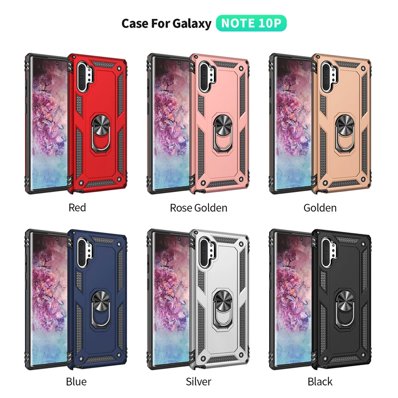 Противоударный защитный чехол для samsung Galaxy Note 10 S10 Plus S10E S8 S9 S 9 8 чехол-подставка с