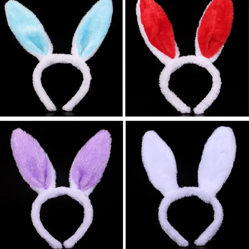 Сексуальные женские ободок с заячьими ушами для взрослых Косплей Пасхальная