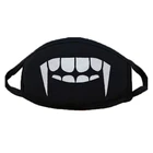 Пылезащитная маска для лица, для Хэллоуина, вампира, ужасов, зубов, мультяшная маска для женщин и мужчин, маски со ртом для лица, вечевечерние на День Дурака