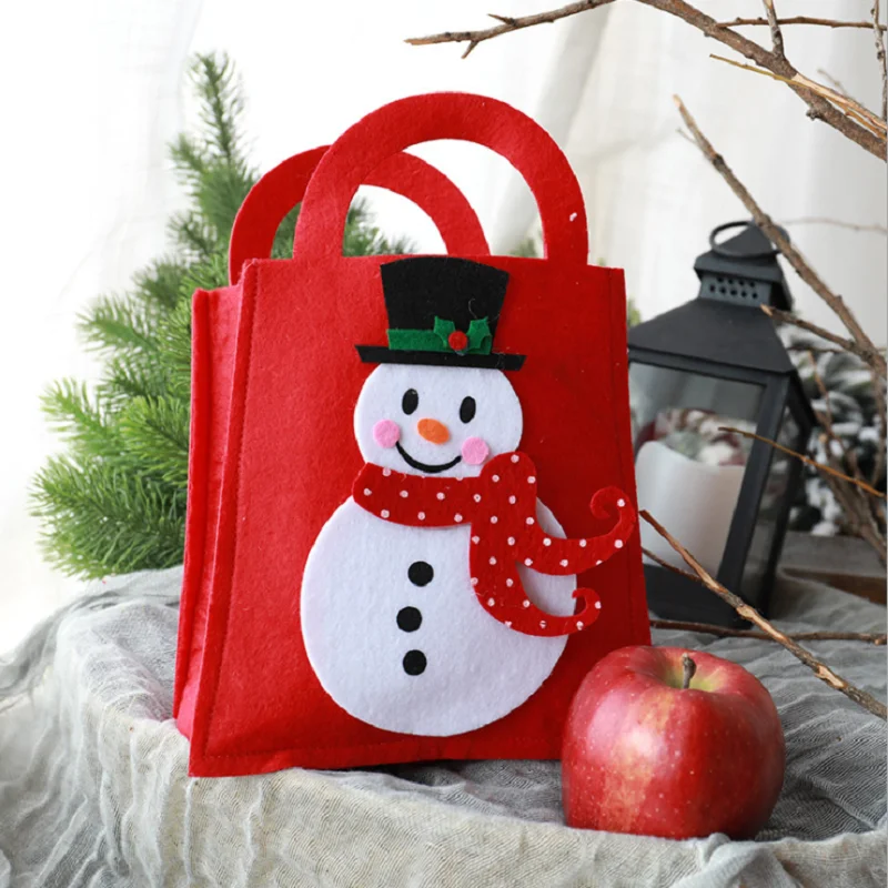 

Christmas Handbag Santa Claus Snowman Elk Cartoon Christmas Creative Gift Cute Zero Wallet