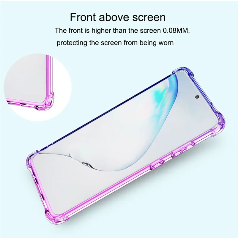Защитный чехол для телефона Samsung S20 6 7 дюйма сотового с градиентом цвета девочек