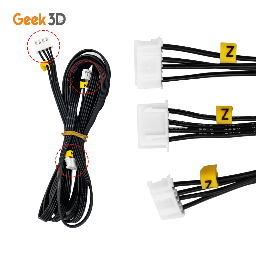 Кабели Ender 3 1 5 м шаговый двигатель двойная линия шнура для оси Z детской модели
