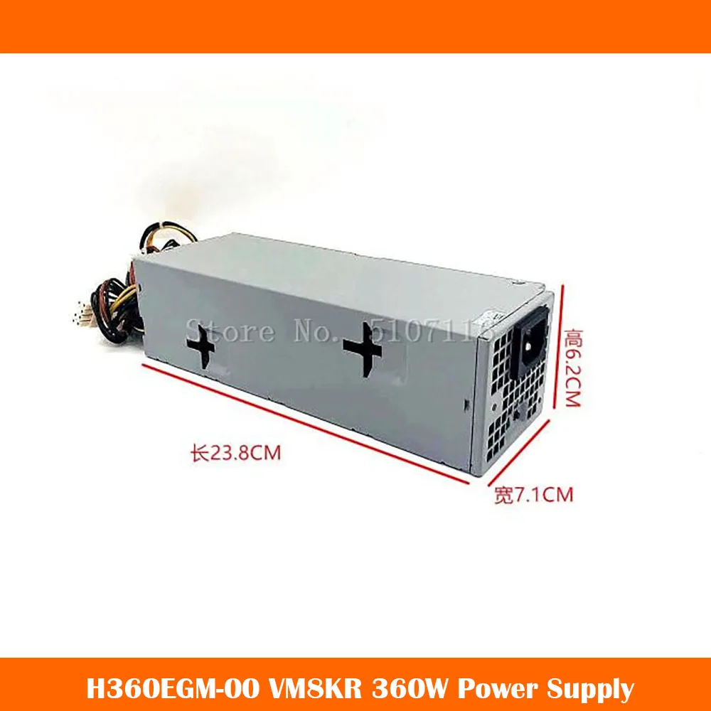 For 3668SFF 3050MT 7050MT Power Supply H360EGM-00 VM8KR 360W with 6P Graphics Card Will Fully Test Before Shipping