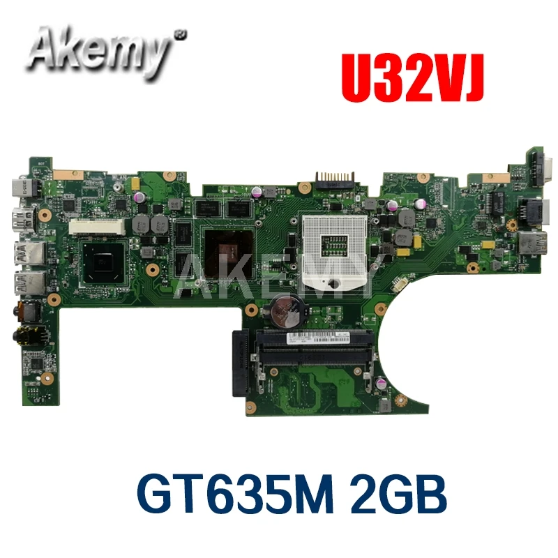 U32VJ материнская плата для ноутбука For Asus U32VM U32V U32 тестовая оригинальная HM65 PGA989 GT635M