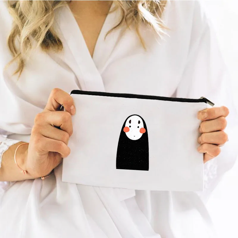

Free Shipping Bags Mini Bag Faceless Man Cosmetic Woman for Makeup Handbags Women's Travel Kawaii Storage Pouch Organizer