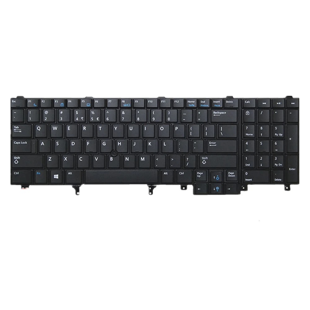 Клавиатура для ноутбука DELL Latitude E6500 E6510 E6520 E6530 E6540 США версия цвета черный