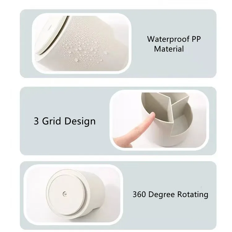 3 сетки Многофункциональный круглая ручка держатель Простой Большой Ёмкость 360