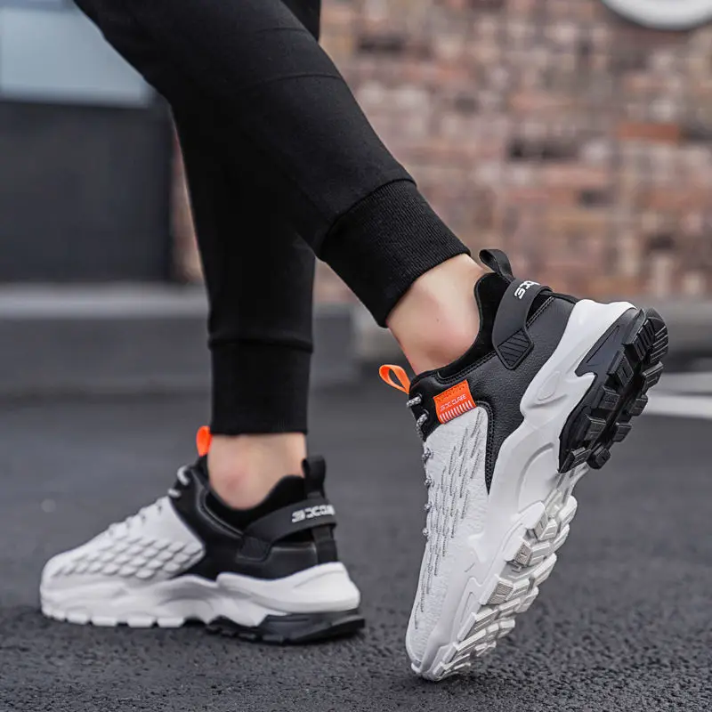 

Men Sneakers 2020 New Breathable Lace Up Men Mesh Shoes Fashion Casual No-slip Men Vulcanize Shoes Tenis Masculino