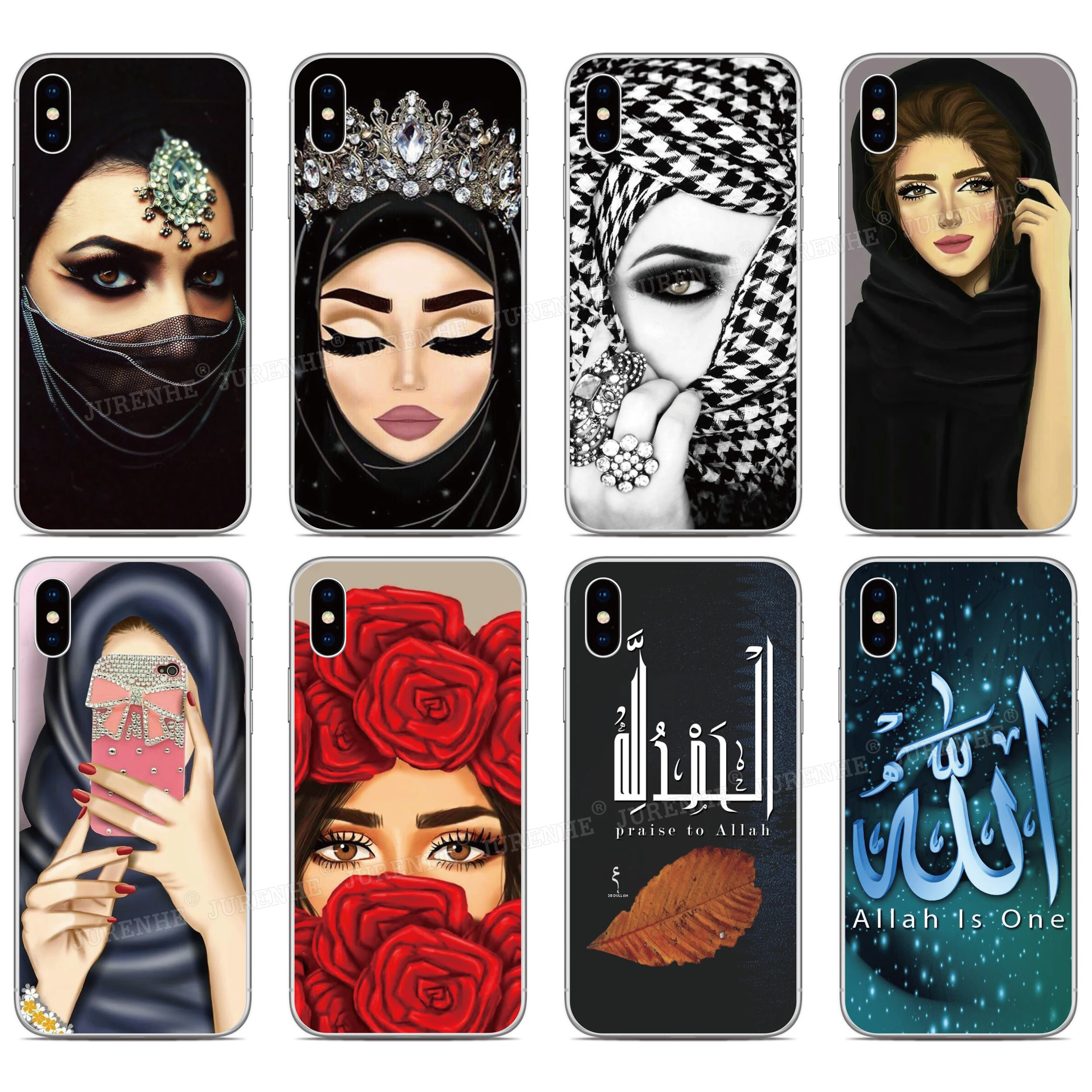 

Muslim Islamic Girl Soft Phone Case For OPPO Find X2 Pro A9 A8 A5 A31 2020 A91 AX5S Realme 5 6 X50 Reno A 3 Pro A52 A72 Cover