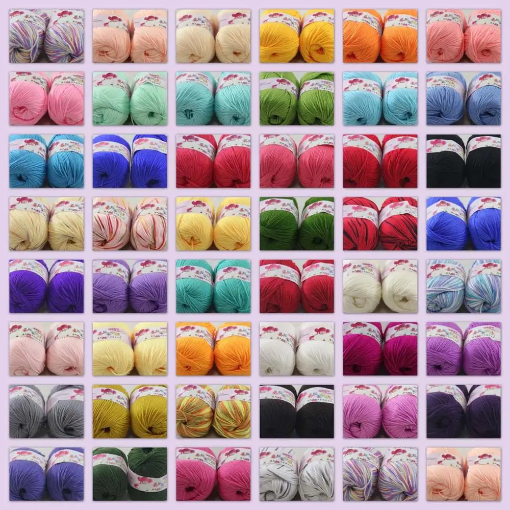 Цветные на выбор 4 шарика 50 г кашемировая шелковая бархатная Детская Пряжа ручная