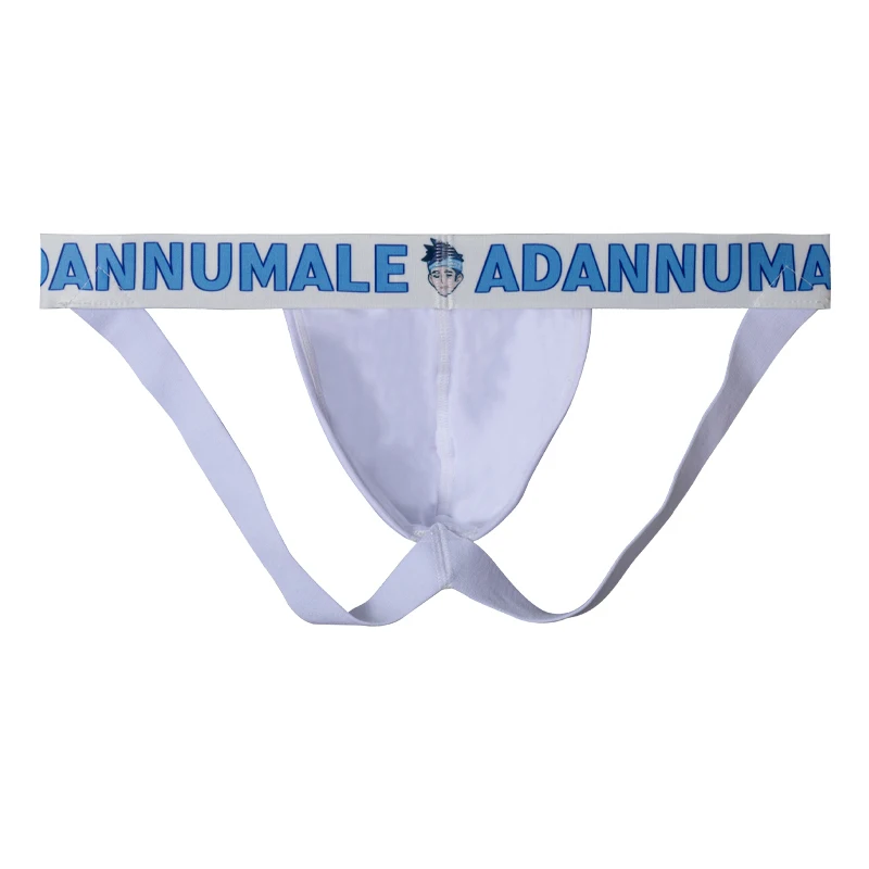 

ADANNU Low Waist Men Jockstrap Underwear Sexy Gay Thong Man Panties Cotton Men's Underpants Bikini Sissy Strings Tanga AD7102