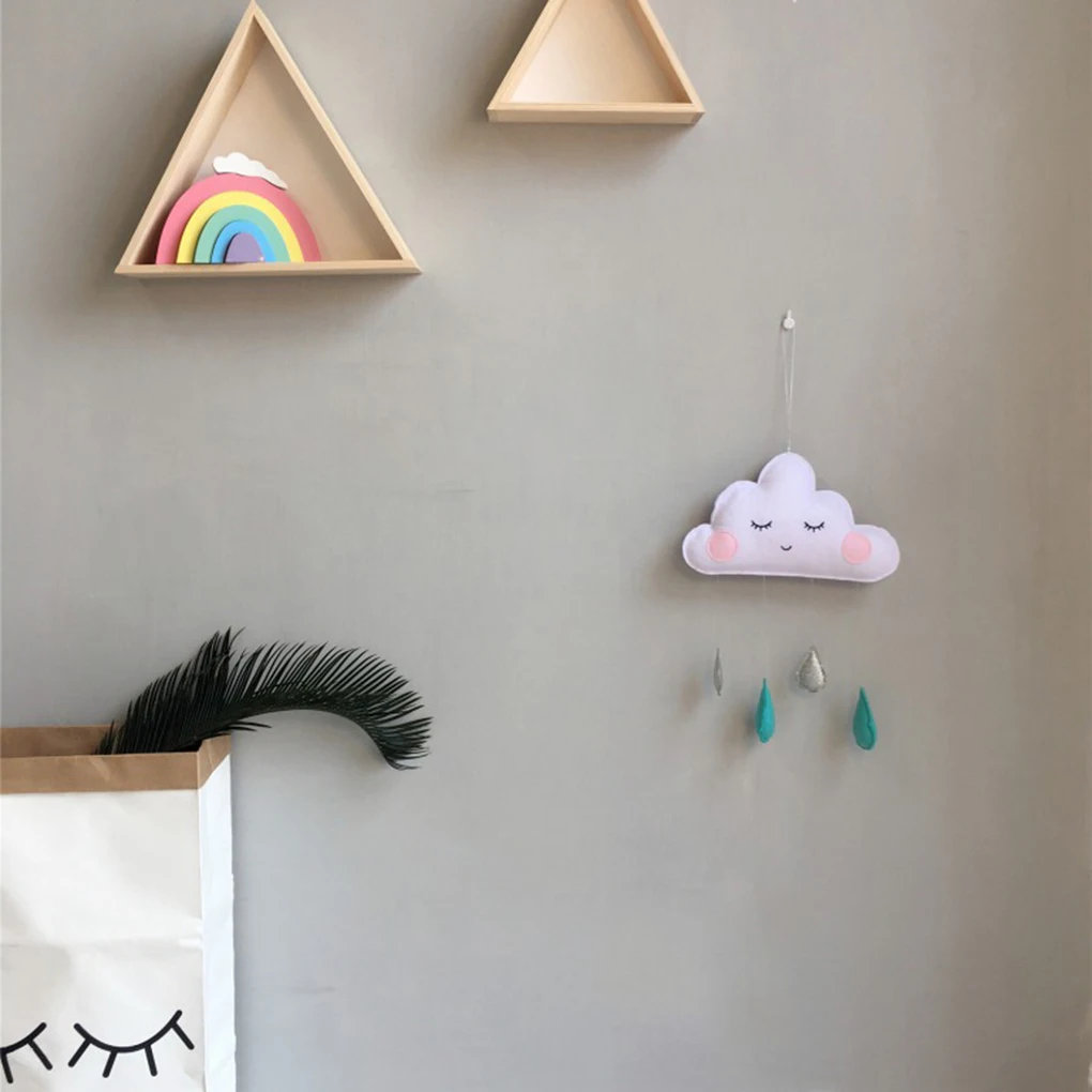 

Baby Kids Hanging Flet Water Drop Clouds Decoration Tent Room Decor Children Store Prop Party
