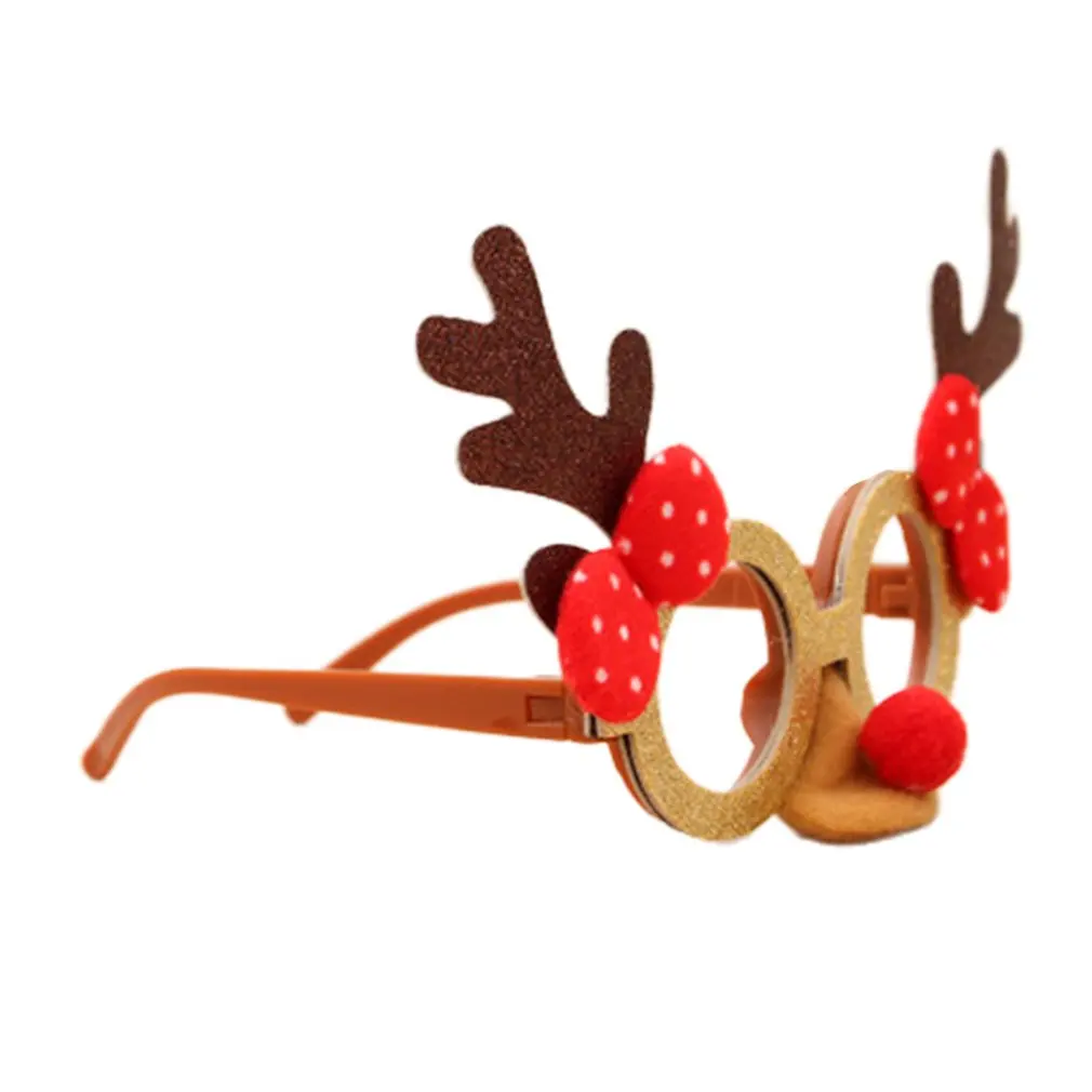 

1 шт. рождественские очки, Санта-Клаус, снеговик, снежинка, елка, фотосессия 2021, Рождественское украшение для дома, Новинка