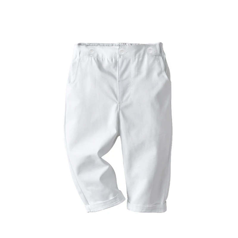 3 шт. Детская осенняя одежда деловые костюмы жилет в полоску + белая рубашка с