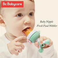 bc babycare silicone baby nipple fresh fruit food nibbler feeder spiral propelled feeding safe sm teat pacifier teether