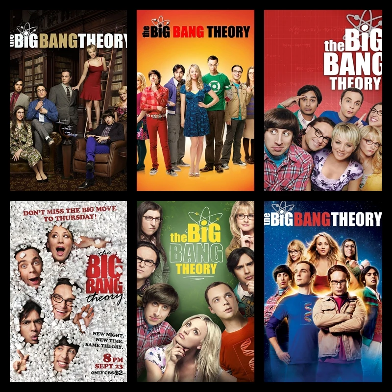 The Big Bang Theory/TBBT забавные постеры для ТВ сериалов индивидуальная декоративная