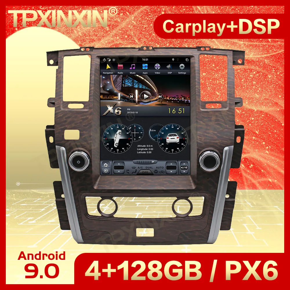 

Carplay 2 Din Android 9 Tesla Мультимедиа Стерео для Nissan патруль 2010 2011 2012 2013 2014 2015 2016 2017 2018 BT Navi головное устройство