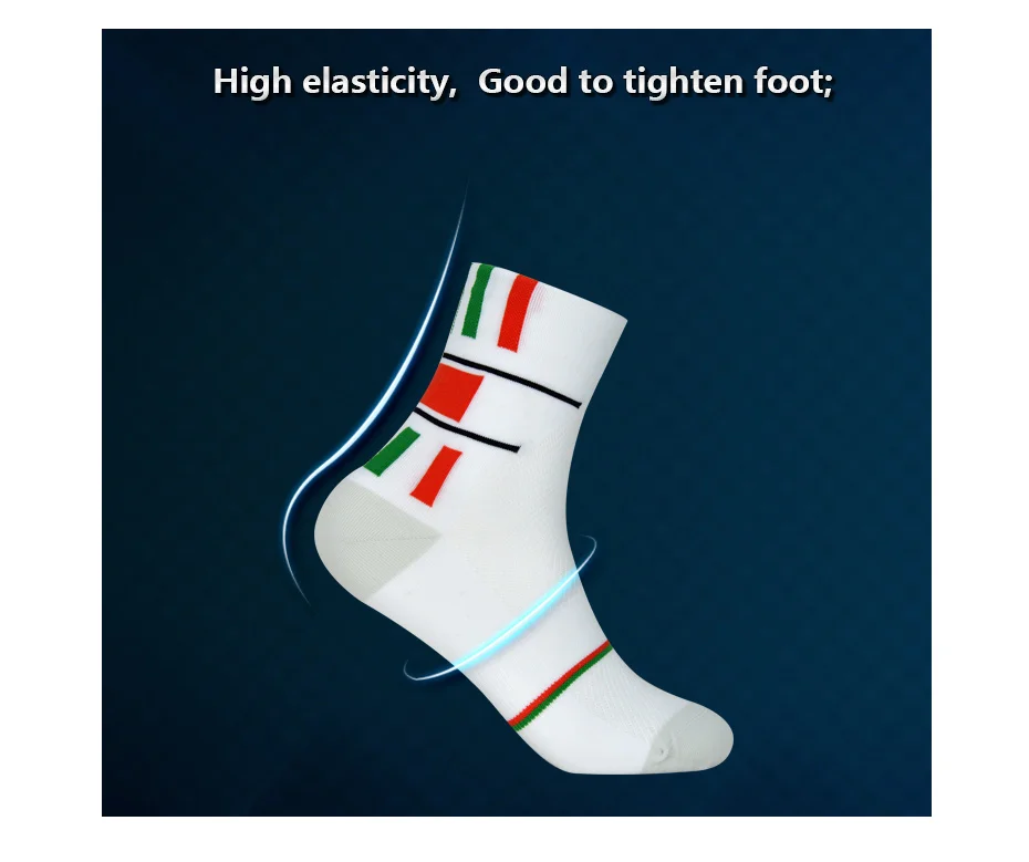 Darevie cycling socks soft sports socks breathable socks elastic biking socks anti-bacterial reflective bicycle cocks MTB road