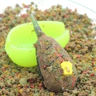 1 шт., кормушка для карпа, грубая, встроенная, плоская, набор, форма для кормления фидерная ловля карпа, свинцовое грузило, 30 г, 40 г, 50 г