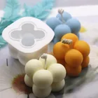 Силиконовая форма для свечи и торта, 3D форма для помадки, товары для домашнего изготовления свечей, форма для мыльных пузырей, кухонный инструмент для выпечки