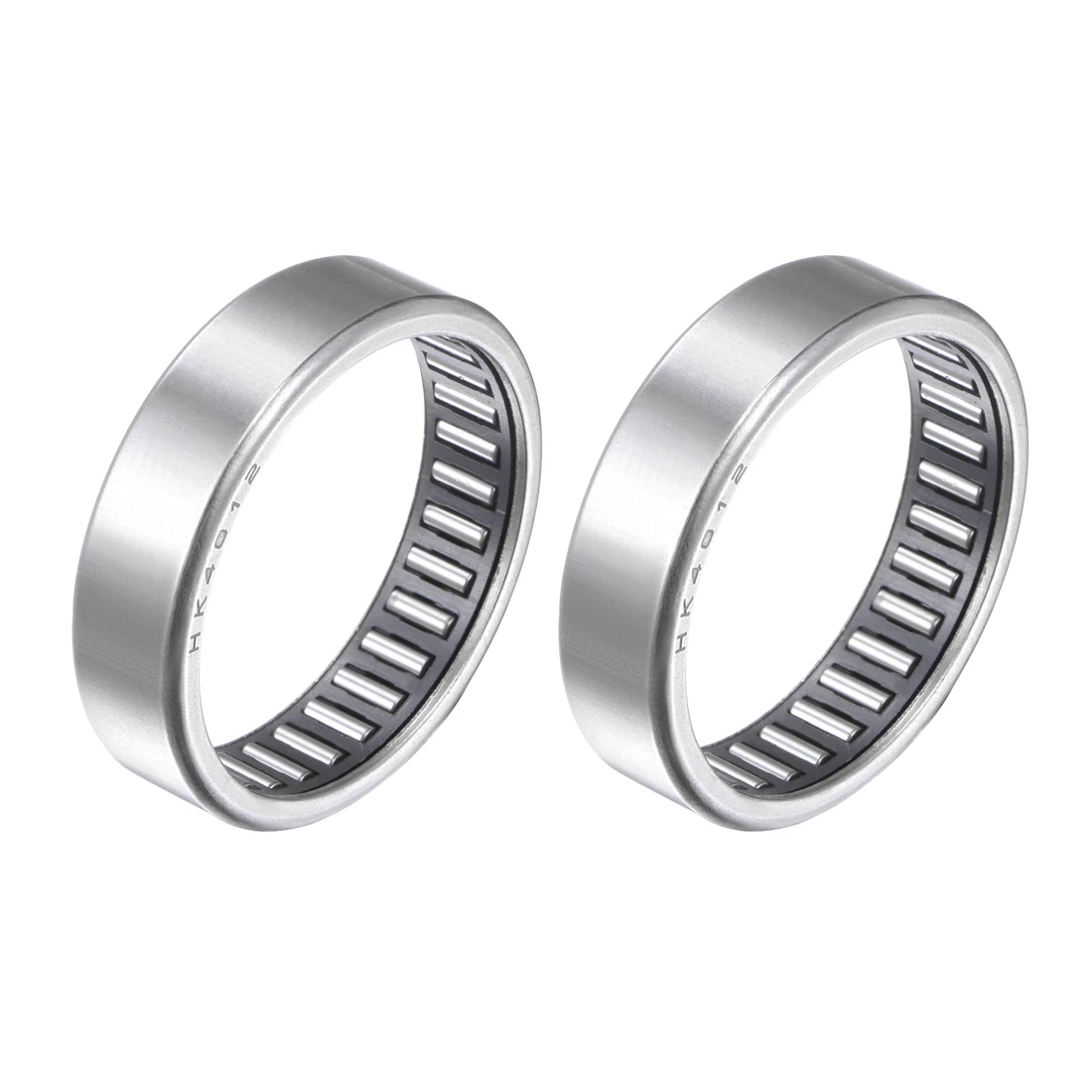 

Uxcell 2pcs HK4012 Drawn Cup Needle Roller Bearings 40mm Bore, 47mm OD, 12mm Width
