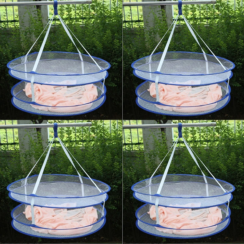 Новая двухслойная Складная сушилка для одежды подвесная белья свитер нижнее