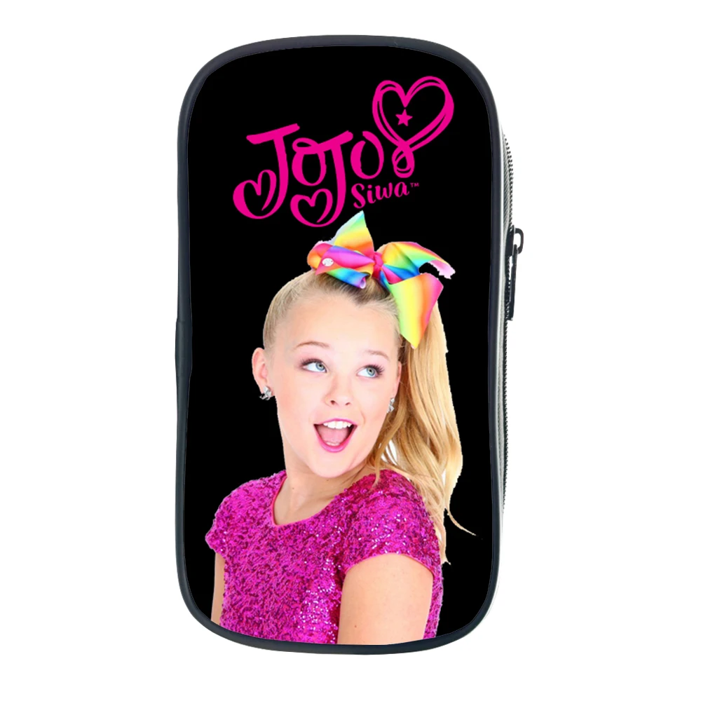 Милый пенал Jojo Siwa детский школьный модный для мальчиков и девочек студенческий |
