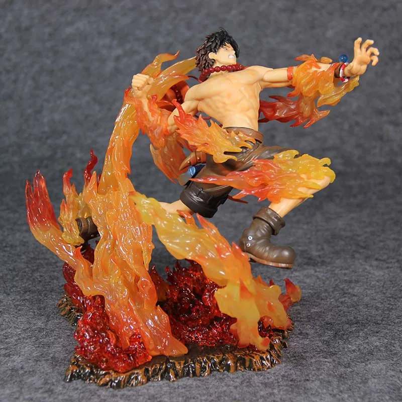 Экшн-фигурка Аниме One Piece Ace Fire Fist из ПВХ коллекционная Статуэтка для 15-летнего