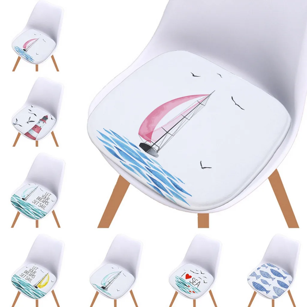 Хлопковая подушка для сиденья с тропическим принтом 40 х40 см|Подушка| |