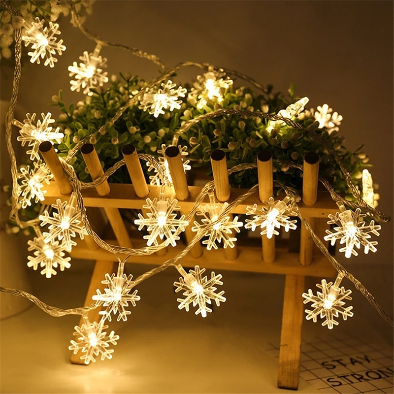 

Santa Claus Christmas LED String Lights Garland Decorative Fairy Lights Christmas Deocr for Home DIY Holiday Lighting 2M 20Leds