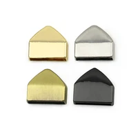 30 pcs zinc alloy metal zipper decoration end clip screws for diy handmade handbag clasp strap tail furniture hardware 4 colors