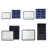 led solar panel light outdoor garden wall fence gutter yard lamp remote control