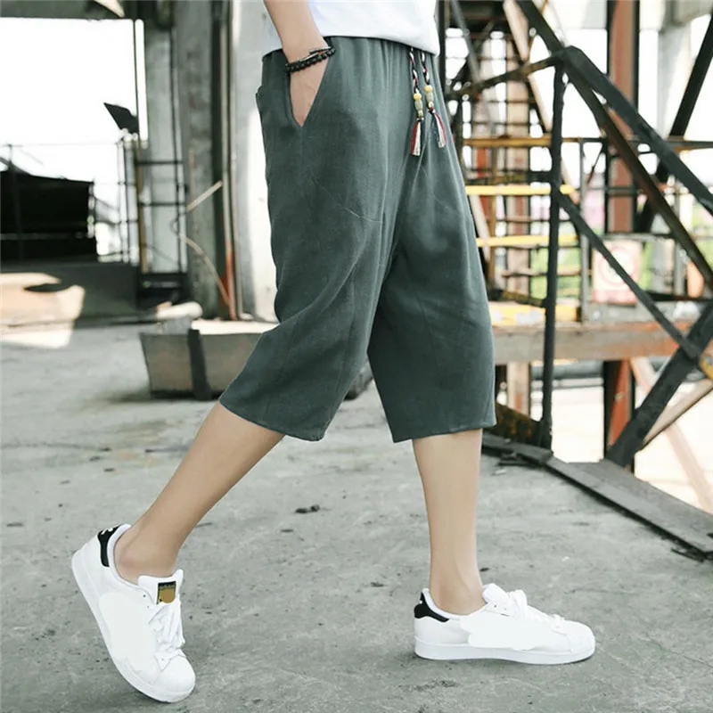 Мужские шорты для бега повседневные летние спортивные штаны мужчин большие