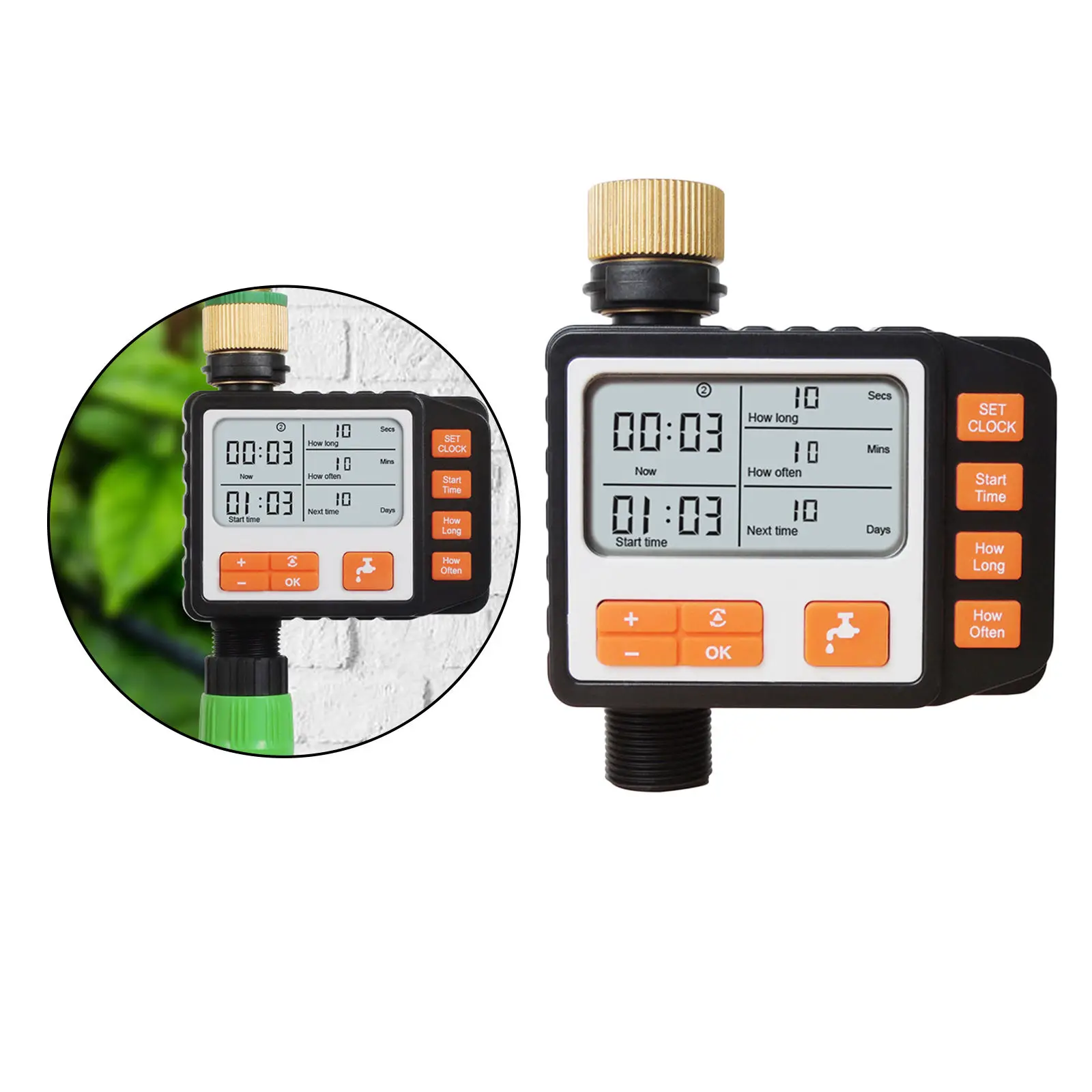 Home Smart Automatic Water Tap Timer Electronic Digital Irrigation Controller Outdoor Garden Sprinkler Watering | Дом и сад