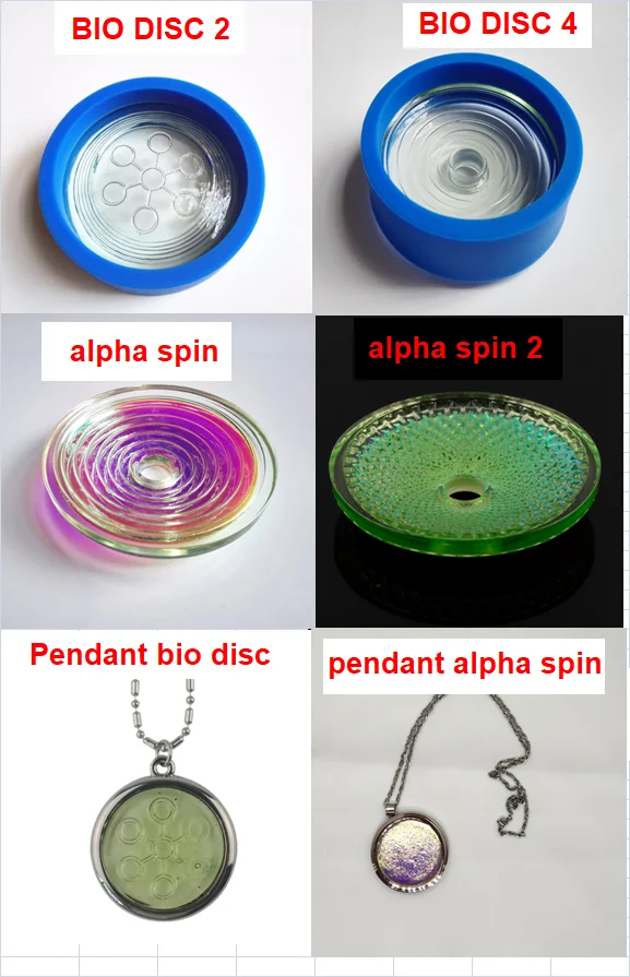 BIO DISC 2 with silicone protection ring Scalar Energy Adisc Water Quantum 2500 high negative ions BIO DISC 2 pendant  5000CC