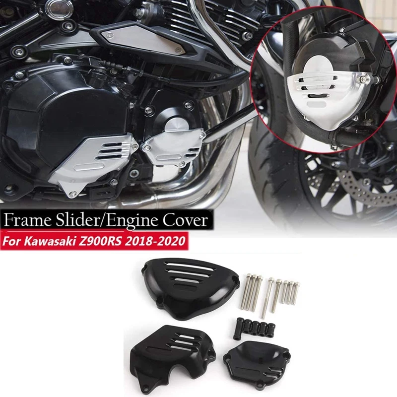 

Motorcycle Engine Protective Cover Motorcycle Modified Engine Protective Block for Kawasaki Z900RS 2018 2019 2020 2021