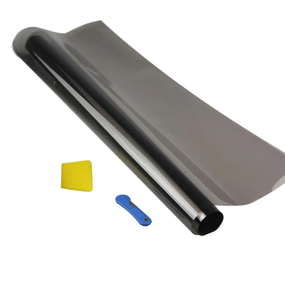 

Black Car Window Tint Film Glass Auto Sticker House Commercial Solar Protection Window Foils Solar Protection