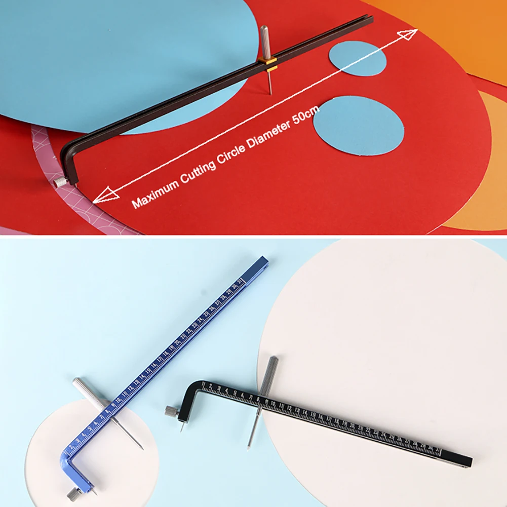 

2-50CM Aluminium Alloy Circle Cutter Paper Shear Knife Cutting Machine School Tool For Cutting Printing Paper Photo Paper