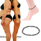Магнитный для похудения похудение тонкий ножной браслет черный галлстоун для похудения стимулирующая акупунктурная терапия сжигание жира уход за здоровьем