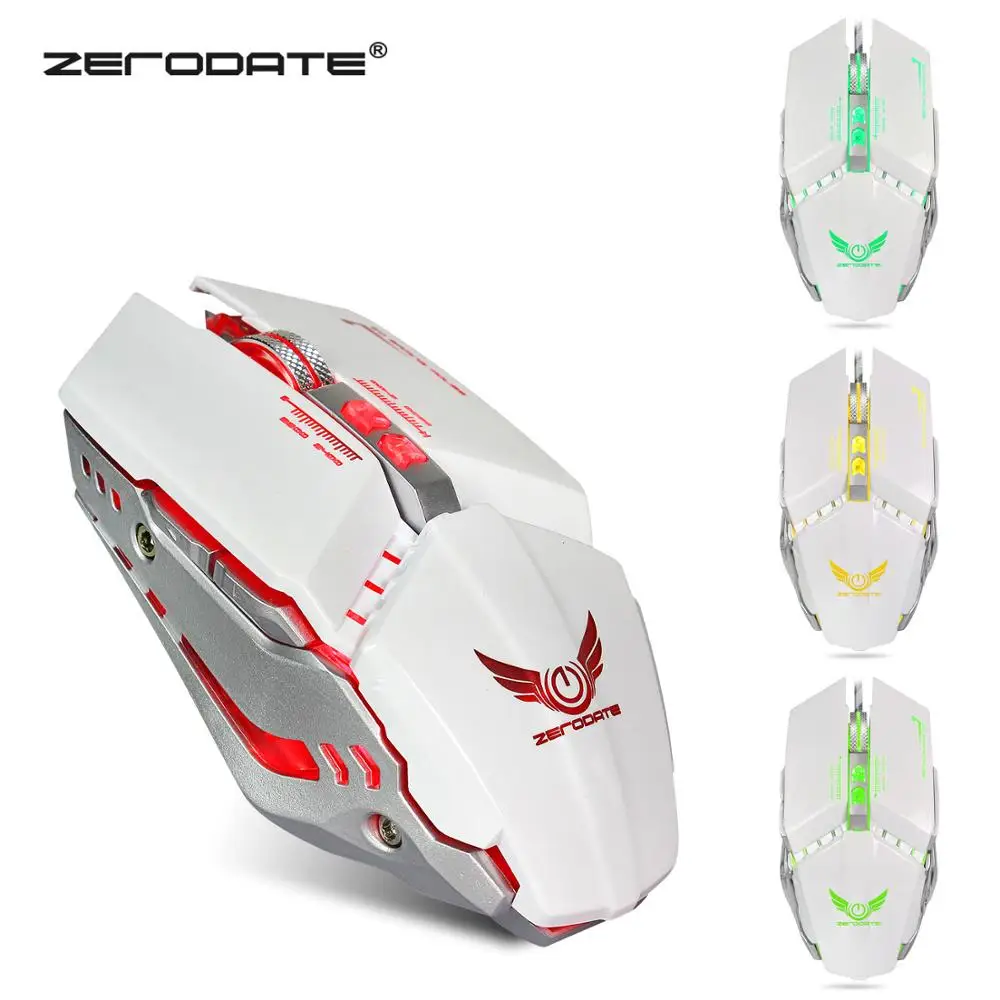 Мышь Компьютерная ZERODATE игровая механическая 3200 DPI 7 программируемых кнопок|Мыши| |