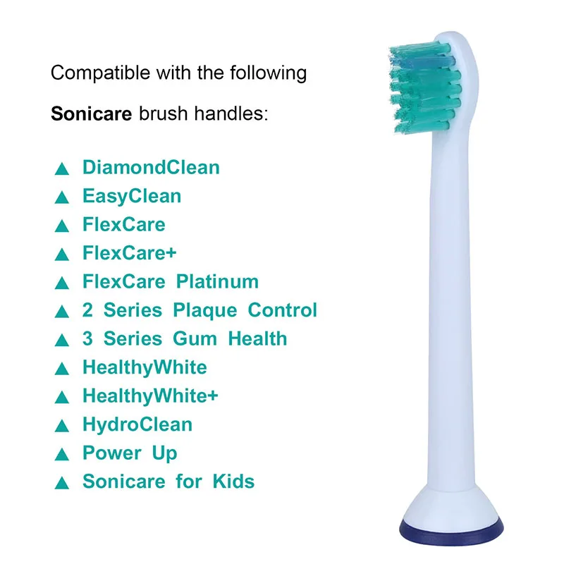 4 шт Детские сменные насадки для зубных щеток для Philips Sonicare для детей proresyota DiamondClean щетка с мягкой щетиной HX6024