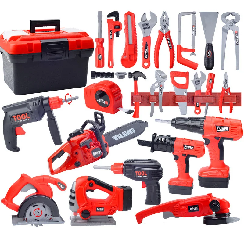 

Kids box Kit Educational Toys Simulation Repair s Toys Drill Plastic Game Learning Engineering Puzzle Toys Gifts For Boy