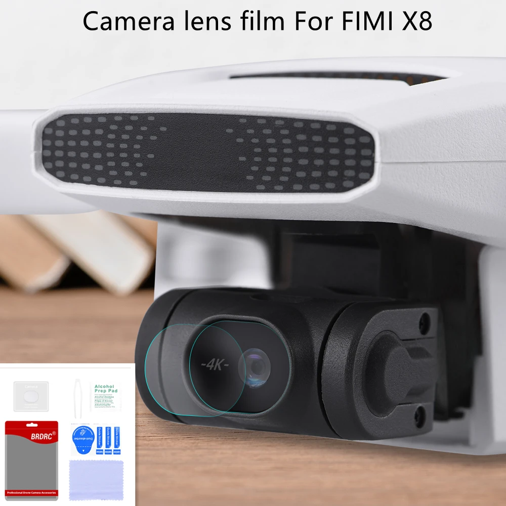 Gimbal Camera Lens Protector For FIMI X8 Mini Anti-Scratch HD Tempered Glass Film Protective for FIMI Mini Drone Accessory Kit