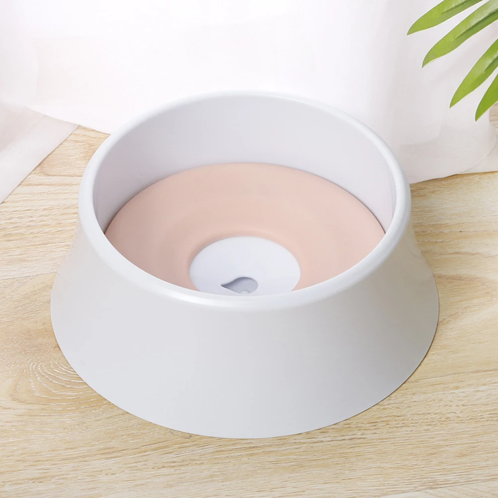 Миска для кошек плавающая не смачивающая рот миска воды собак без разлива